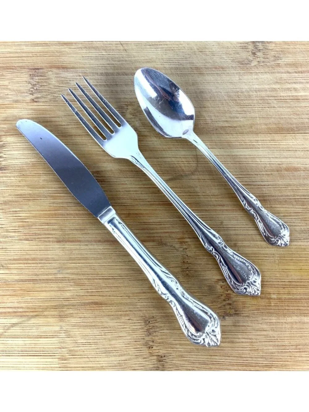 Rogers Oneida Chalice-Harmony Youth Child Flatware Set Silverplate 1958 USA